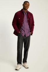 Everyday Lightweight Flannel Shirt / Bonobos - red blue rowan plaid