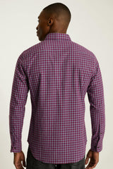 Everyday Lightweight Flannel Shirt / Bonobos - red blue rowan plaid