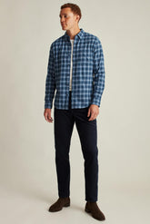 Everyday Lightweight Flannel Shirt / Bonobos - blue bonfire plaid