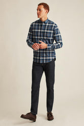 Everyday Lightweight Flannel Shirt / Bonobos - navy fulton plaid
