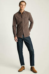 Everyday Lightweight Flannel Shirt / Bonobos - navy blue rust check
