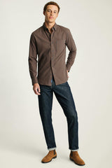 Everyday Lightweight Flannel Shirt / Bonobos - navy blue rust check