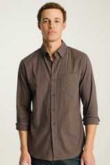 Everyday Lightweight Flannel Shirt / Bonobos - navy blue rust check