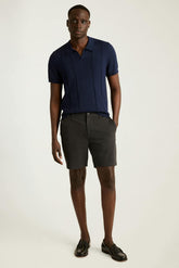Hudson Sweater Polo / Bonobos - navy cotton cable