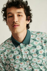 Performance Golf Polo / Bonobos - green goodman floral