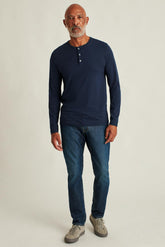Pima Performance Long Sleeve Henley / Bonobos - navy