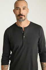 Pima Performance Long Sleeve Henley / Bonobos - grey
