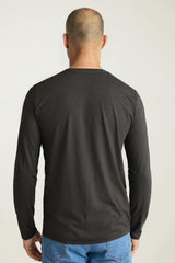 Pima Performance Long Sleeve Henley / Bonobos - grey