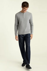 Waffle Henley / Bonobos - grey heather