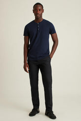 Pima Performance Short Sleeve Henley / Bonobos - navy