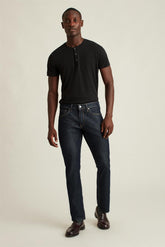 Pima Performance Short Sleeve Henley / Bonobos - jet black
