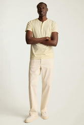 Pima Performance Short Sleeve Henley / Bonobos - light beige
