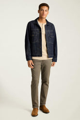 Waffle Henley / Bonobos - oatmeal heather