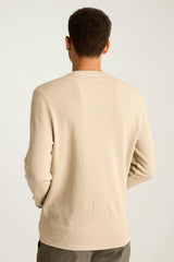 Waffle Henley / Bonobos - oatmeal heather