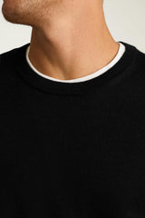 Washable Merino Crew Neck Sweater / Bonobos - jet black
