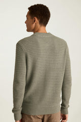 Cotton Cashmere Henley Sweater / Bonobos - light olive green