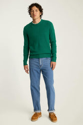 Cashmere Crew Neck Sweater / Bonobos - blue green