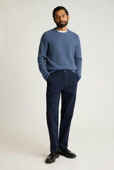 Italian Cashmere Crew Neck Sweater / Bonobos - mid blue