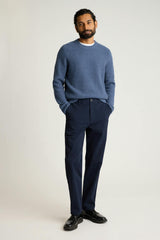 Italian Cashmere Crew Neck Sweater / Bonobos - mid blue
