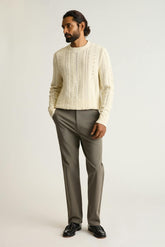 Merino Cable Sweater / Bonobos - winter white