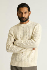 Merino Cable Sweater / Bonobos - winter white