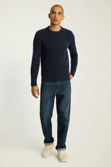 Cashmere Crew Neck Sweater / Bonobos - navy blue