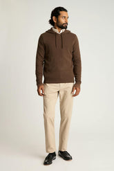 Italian Cashmere Hoodie / Bonobos - chocolate brown