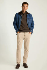 Washable Cotton Cashmere Quarter Zip / Bonobos - deep brown