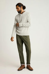 Italian Cashmere Hoodie / Bonobos - grey heather