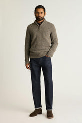 Donegal Half-Zip / Bonobos - olive green