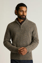 Donegal Half-Zip / Bonobos - olive green