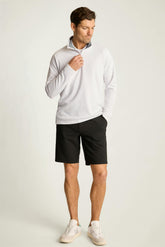 Fairgame Quarter Zip / Bonobos - white