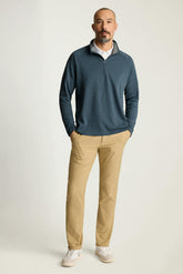 Fairgame Quarter Zip / Bonobos - medium blue heather