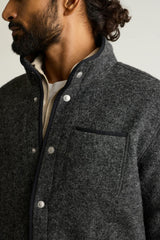 Italian Wool Fleece Jacket / Bonobos - charcoal heather