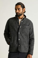 Italian Wool Fleece Jacket / Bonobos - charcoal heather