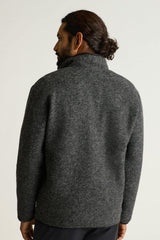 Italian Wool Fleece Jacket / Bonobos - charcoal heather
