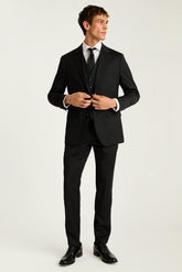 Jetsetter Wool Vest / Bonobos - black