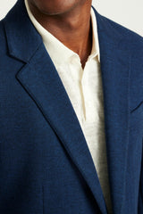 Jetsetter Knit Blazer / Bonobos - ocean blue herringbone