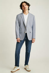 Jetsetter Knit Blazer / Bonobos - blue grey houndstooth