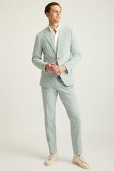 Jetsetter Italian Seersucker Blazer / Bonobos - olive and white stripe
