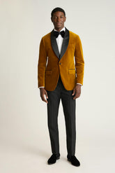 Jetsetter Italian Velvet Blazer / Bonobos - golden curry