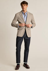 Jetsetter Knit Blazer / Bonobos - chocolate houndstooth