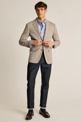 Jetsetter Knit Blazer / Bonobos - chocolate houndstooth
