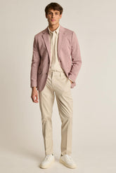 Jetsetter Knit Blazer / Bonobos - berry puppytooth