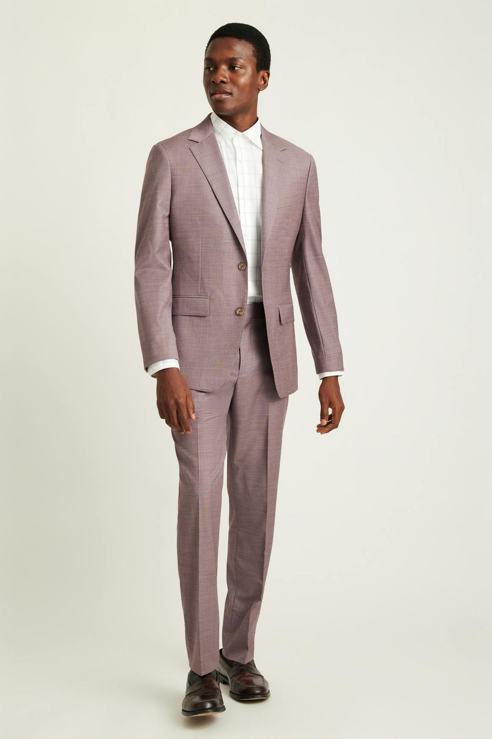 Jetsetter Wool Blazer / Bonobos - mauve sharkskin