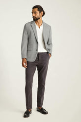 Jetsetter Knit Blazer / Bonobos - light grey glen check