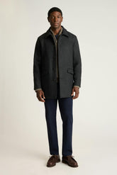 The Italian Wool Car Coat / Bonobos - charcoal