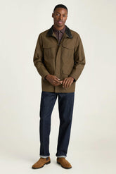 The British Waxed Field Jacket / Bonobos - olive