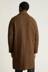 The Italian Wool Overcoat / Bonobos - rust herringbone