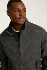 The Italian Wool Harrington Jacket / Bonobos - gray